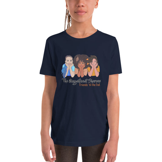 Magnificent Sheroes (side x side) Short-Sleeve Unisex Youth Short Sleeve T-Shirt