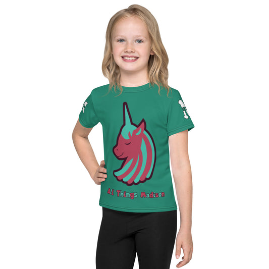 Unicorn (2 tone) Kids crew neck t-shirt copy