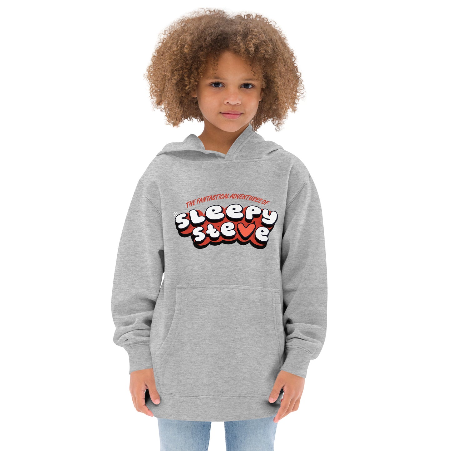 Kids "I Love Sleepy Steve" fleece hoodie