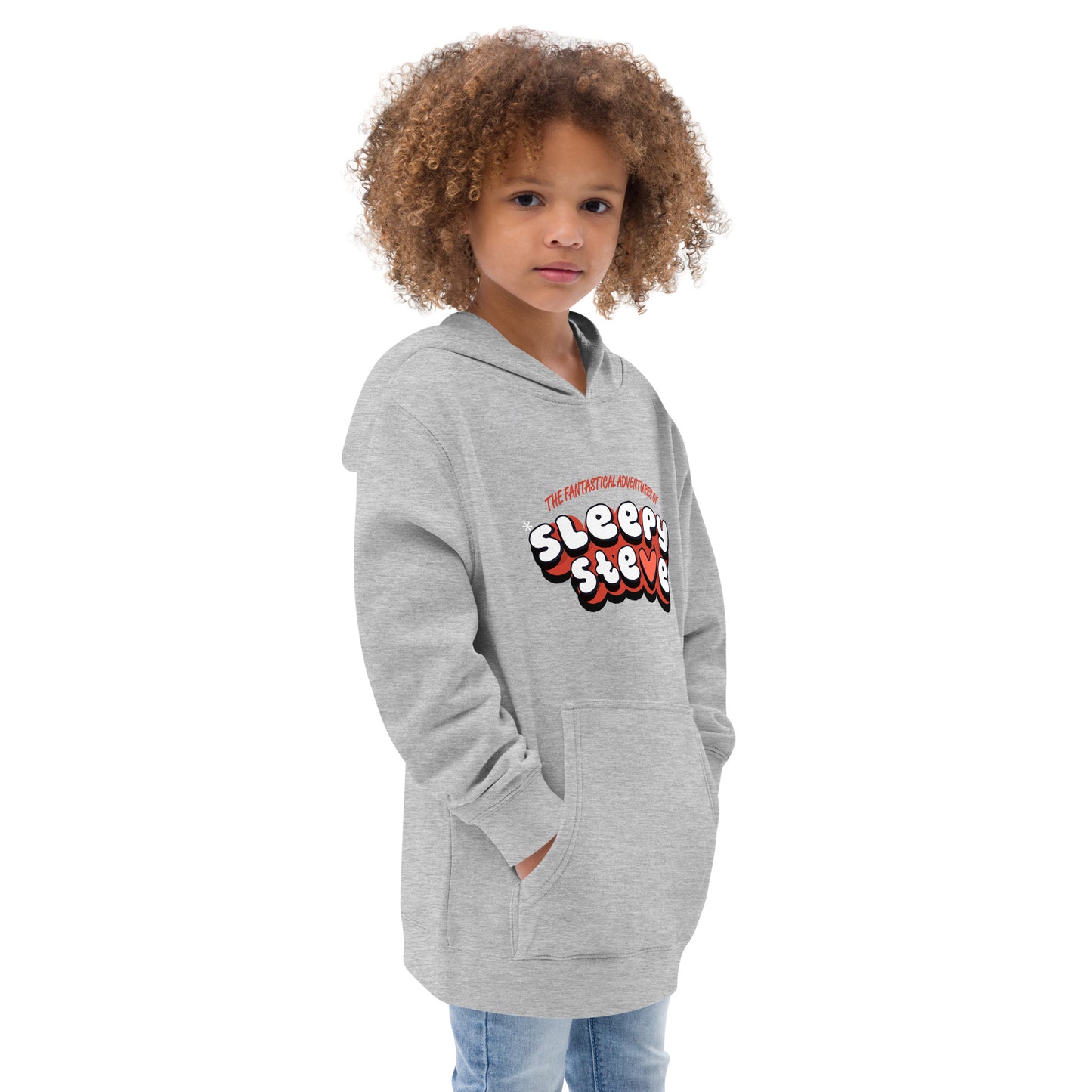 Kids "I Love Sleepy Steve" fleece hoodie