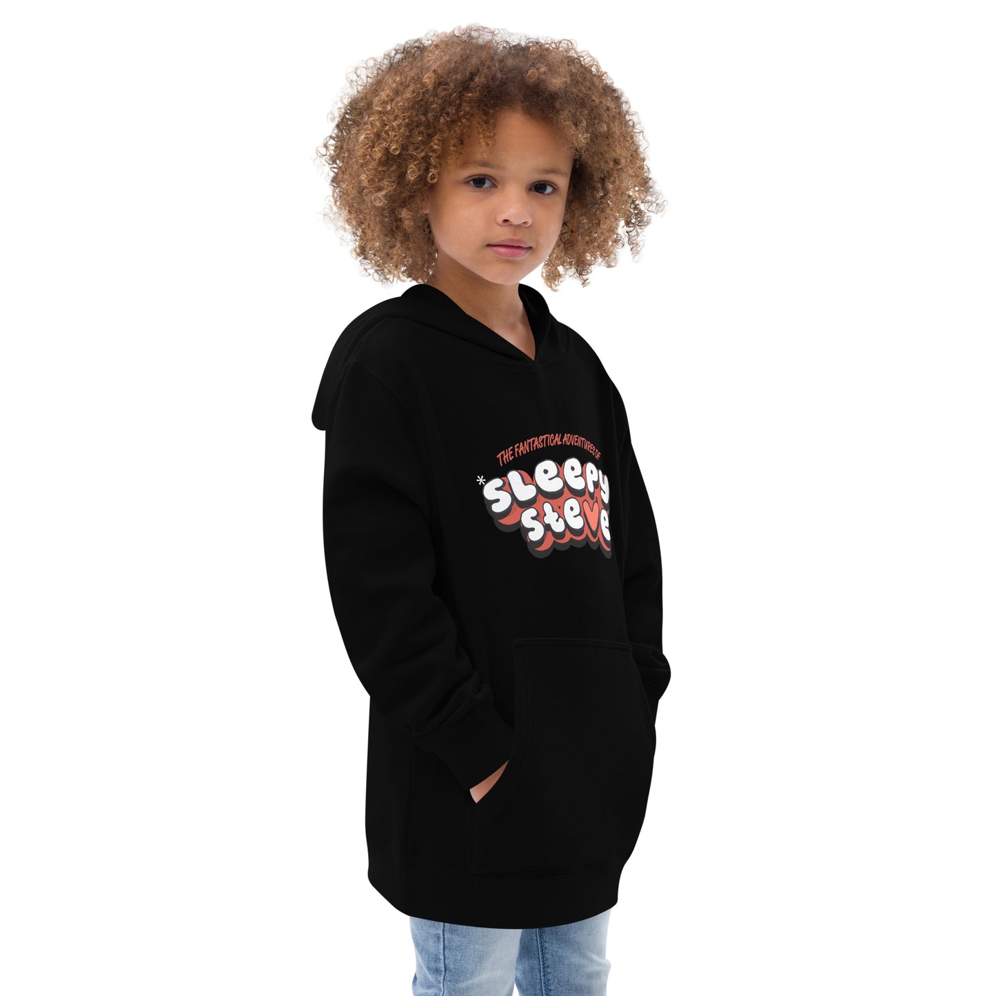 Kids "I Love Sleepy Steve" fleece hoodie