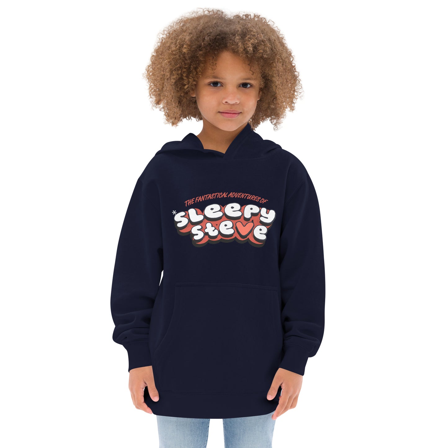 Kids "I Love Sleepy Steve" fleece hoodie