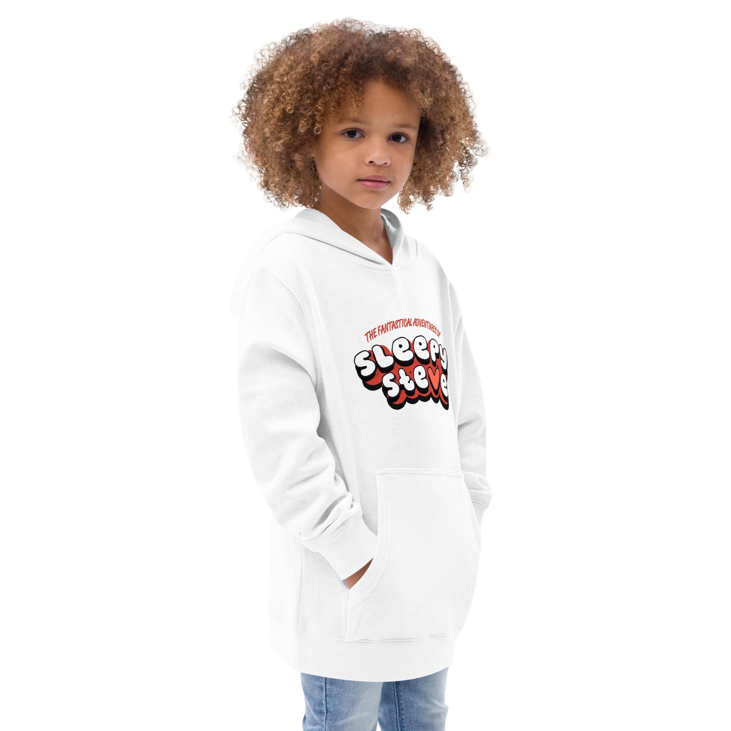 Kids "I Love Sleepy Steve" fleece hoodie