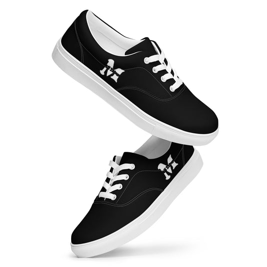 Men’s "M" lace-up canvas shoes