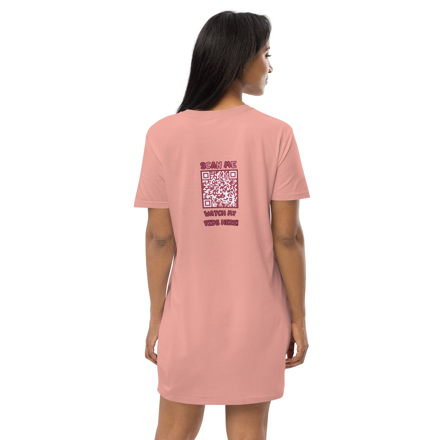 Magnificent Sheroes (back) Organic cotton t-shirt dress