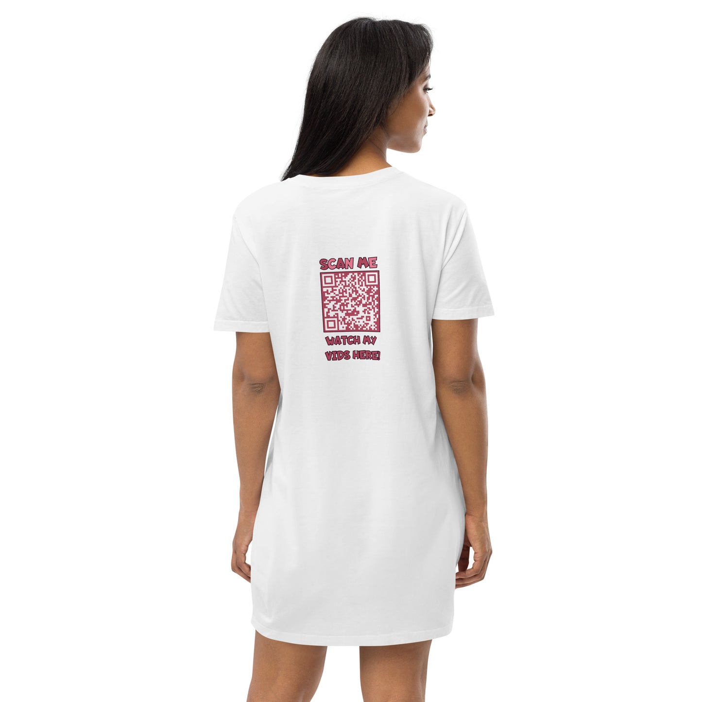 Magnificent Sheroes (back) Organic cotton t-shirt dress