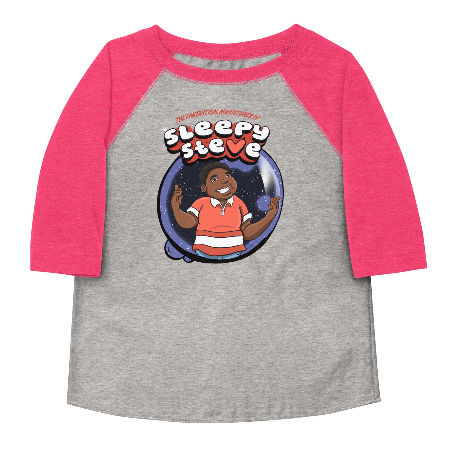 Sleepy Steve Toddler baseball shirt