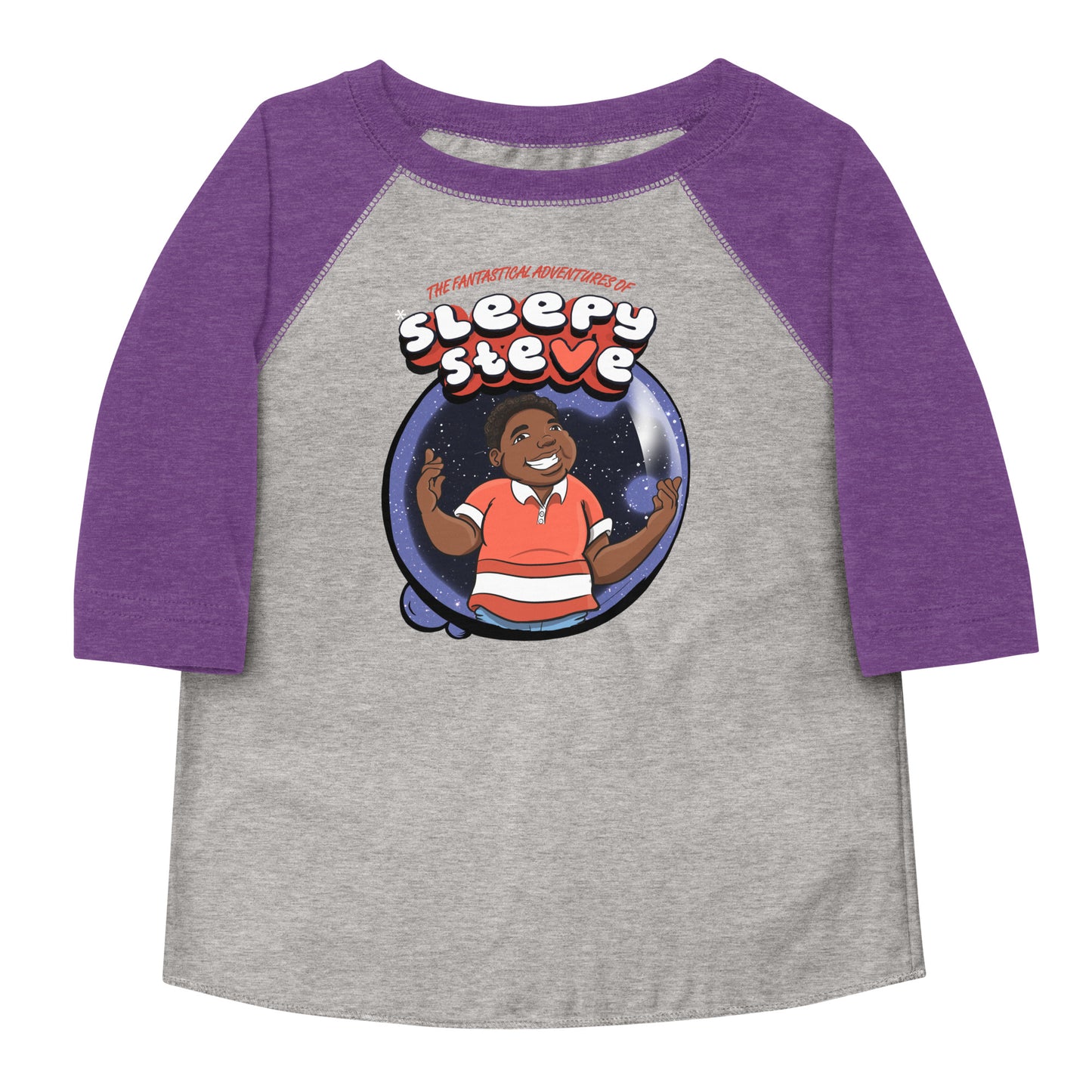 Sleepy Steve Toddler baseball shirt