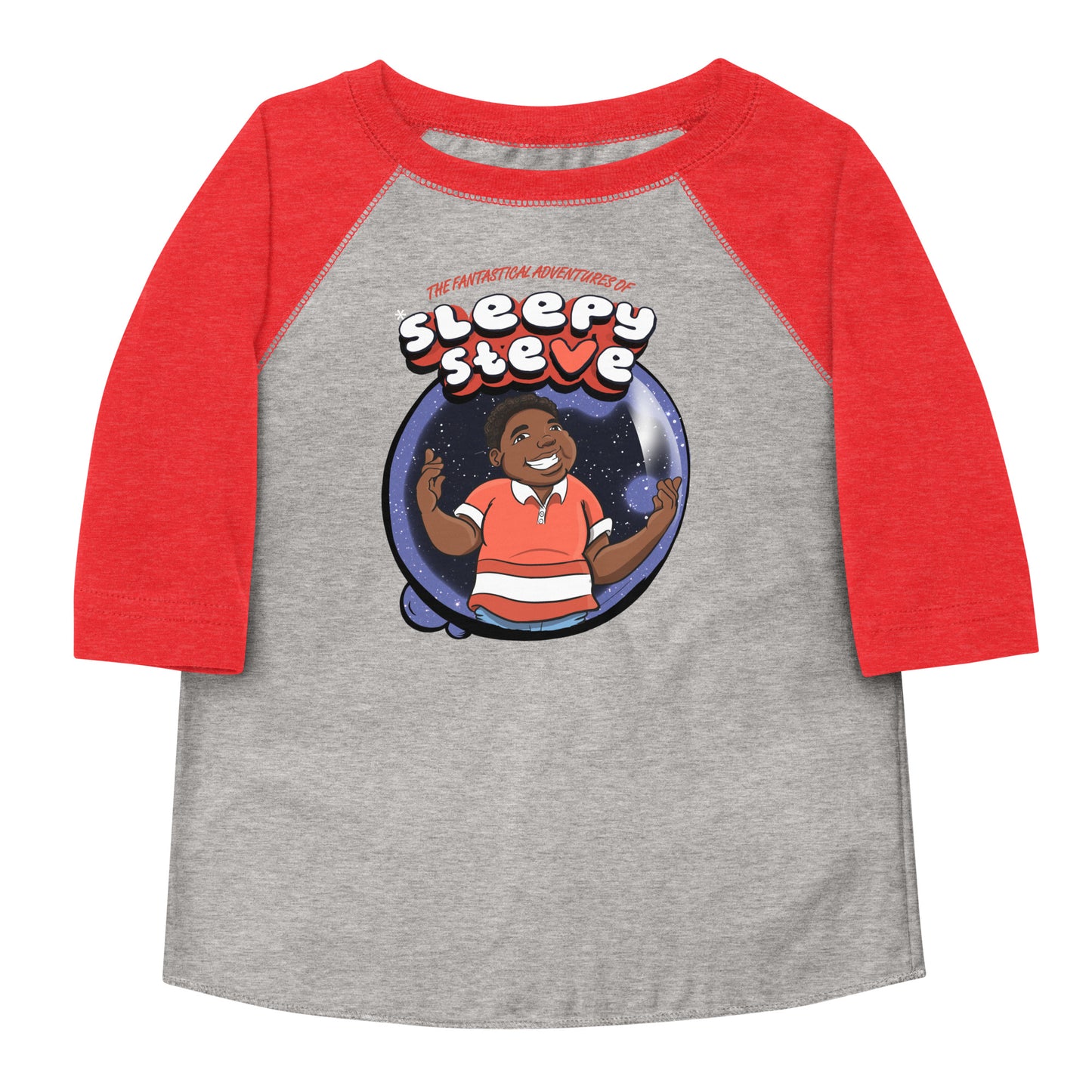 Sleepy Steve Toddler baseball shirt