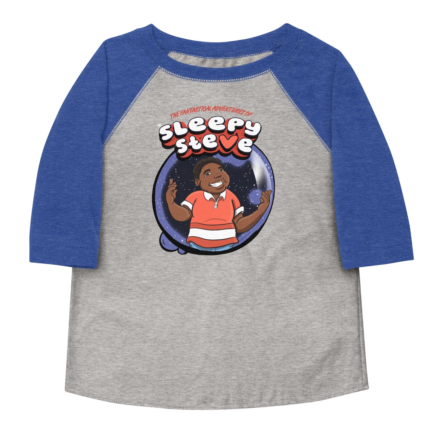 Sleepy Steve Toddler baseball shirt