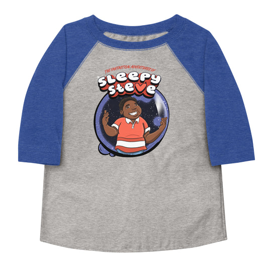 Sleepy Steve Toddler baseball shirt