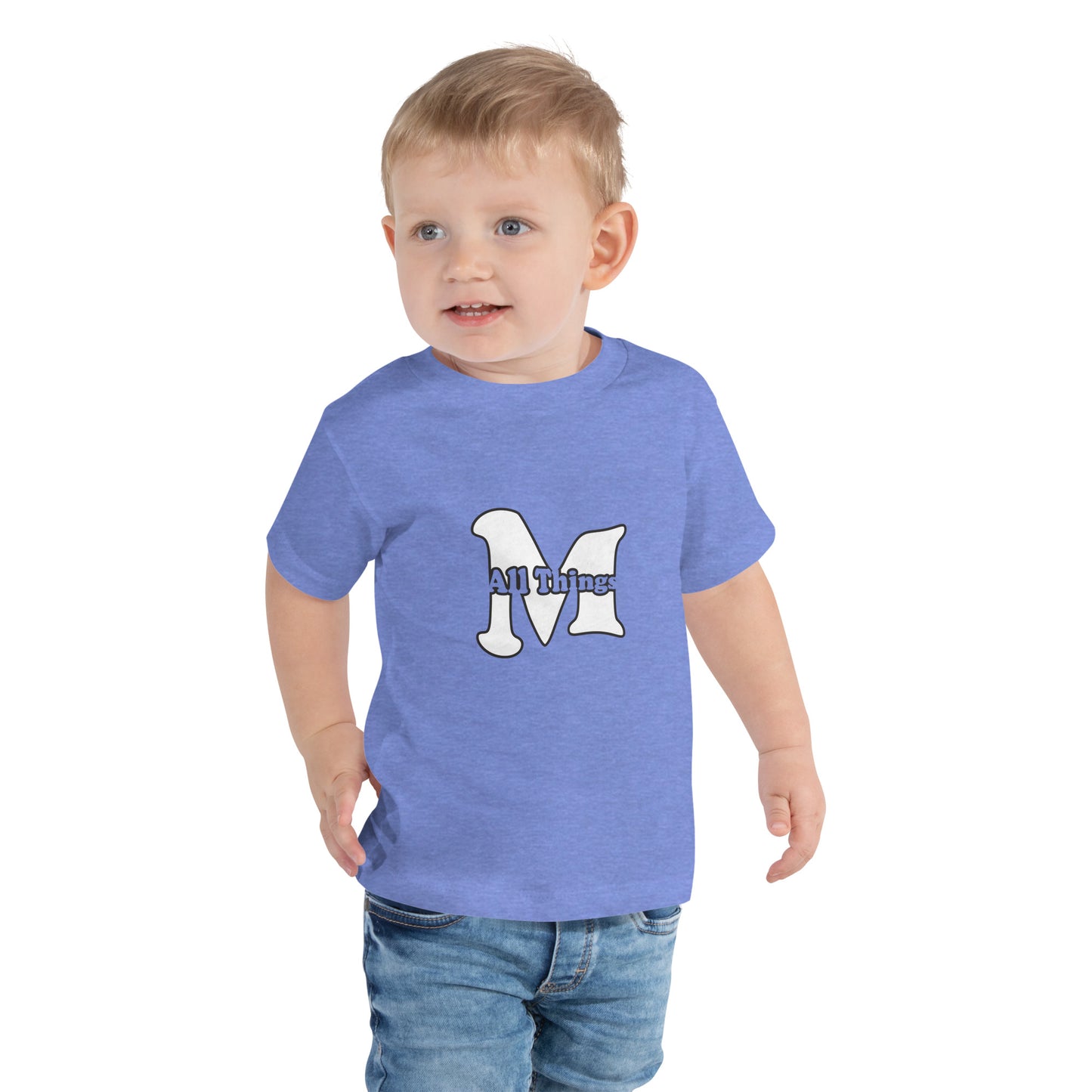 Toddler "M" Short Sleeve Tee