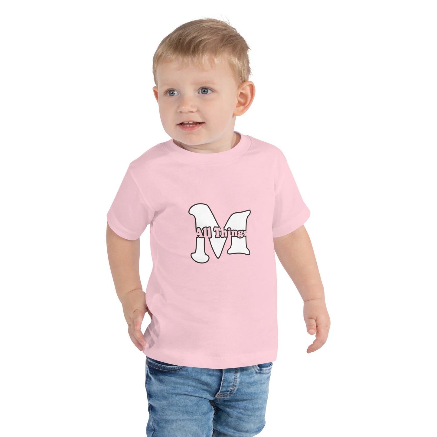 Toddler "M" Short Sleeve Tee