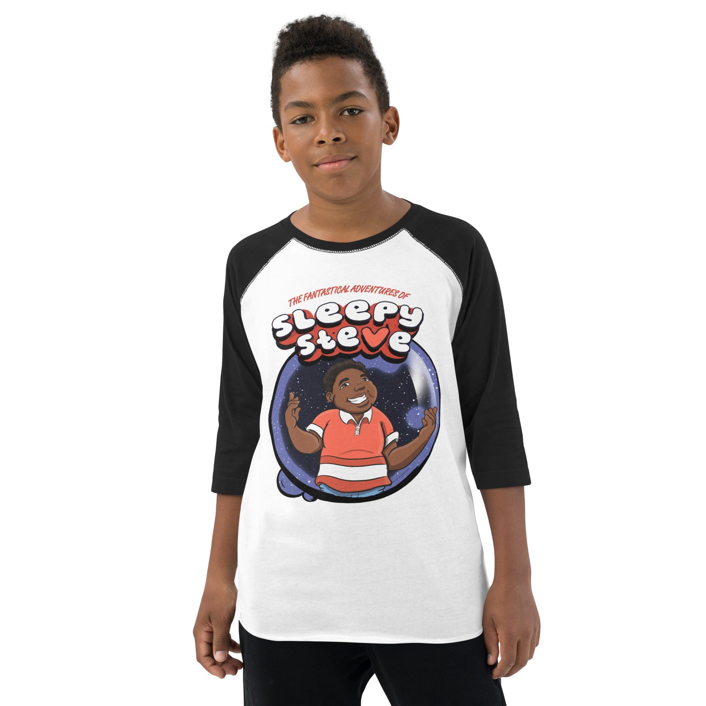 Sleepy Steve Youth baseball shirt