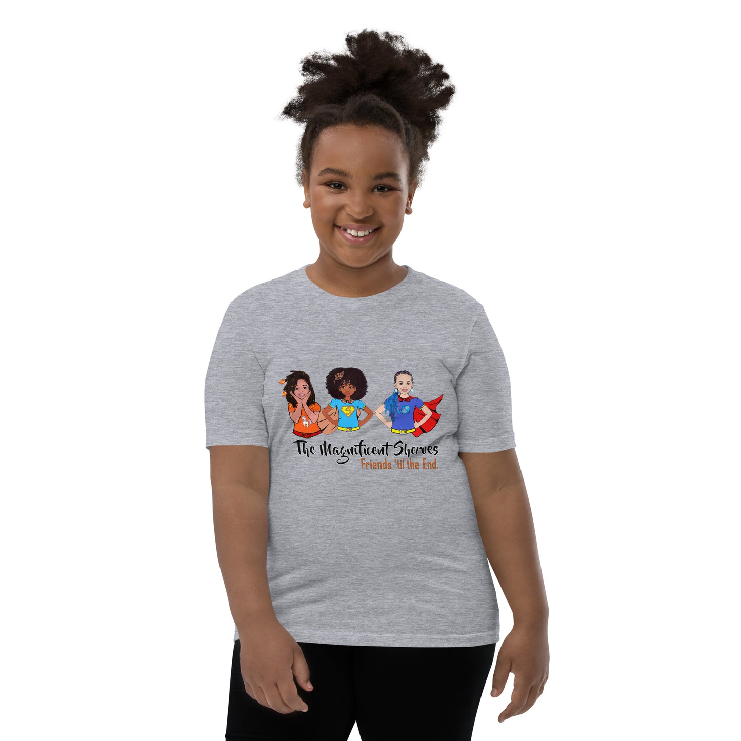 Magnificent Sheroes (capes) Short-Sleeve Unisex Youth Short Sleeve T-Shirt