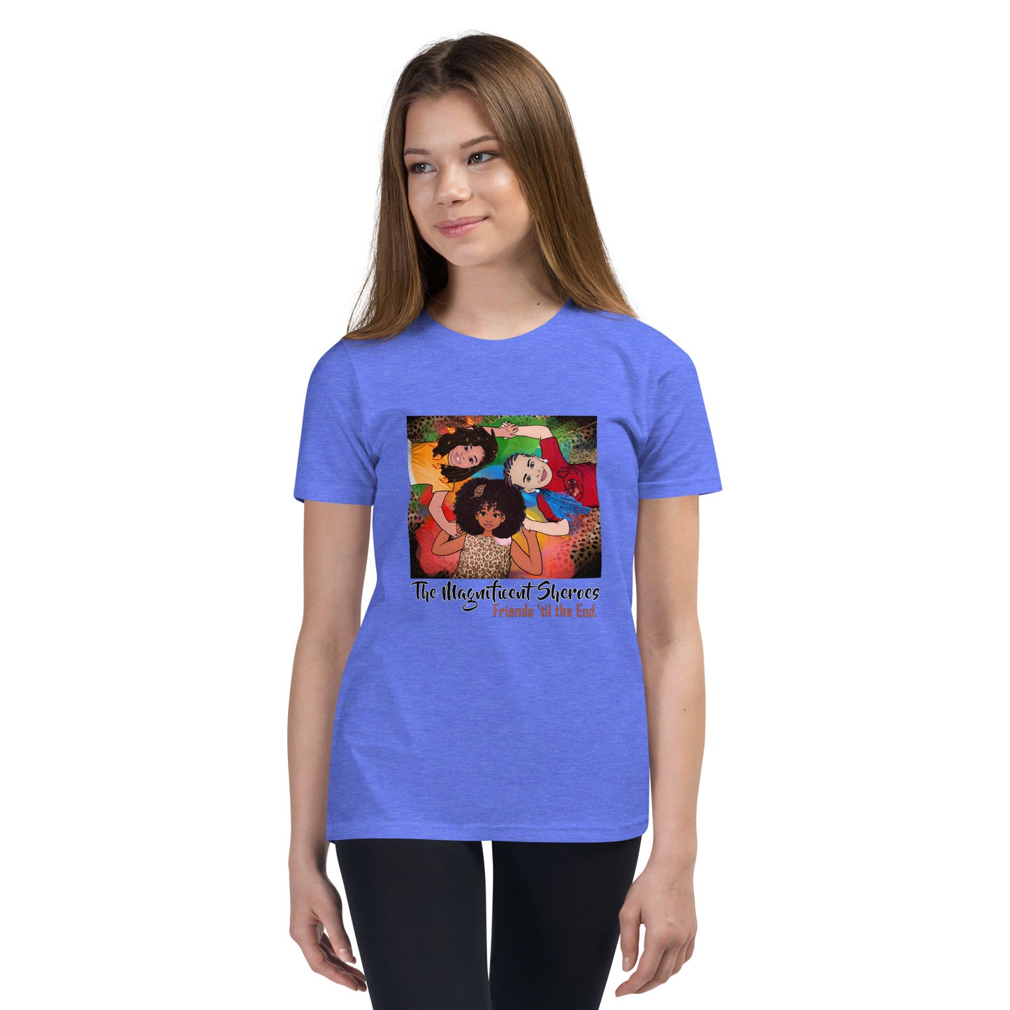 Magnificent Sheroes (circle) Short-Sleeve Unisex Youth T-Shirt