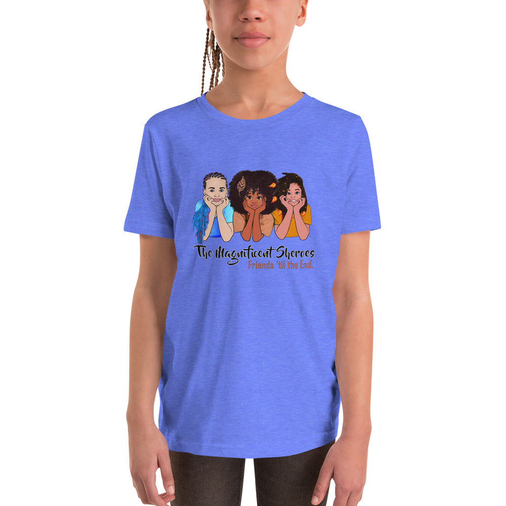 Magnificent Sheroes (side x side) Short-Sleeve Unisex Youth Short Sleeve T-Shirt