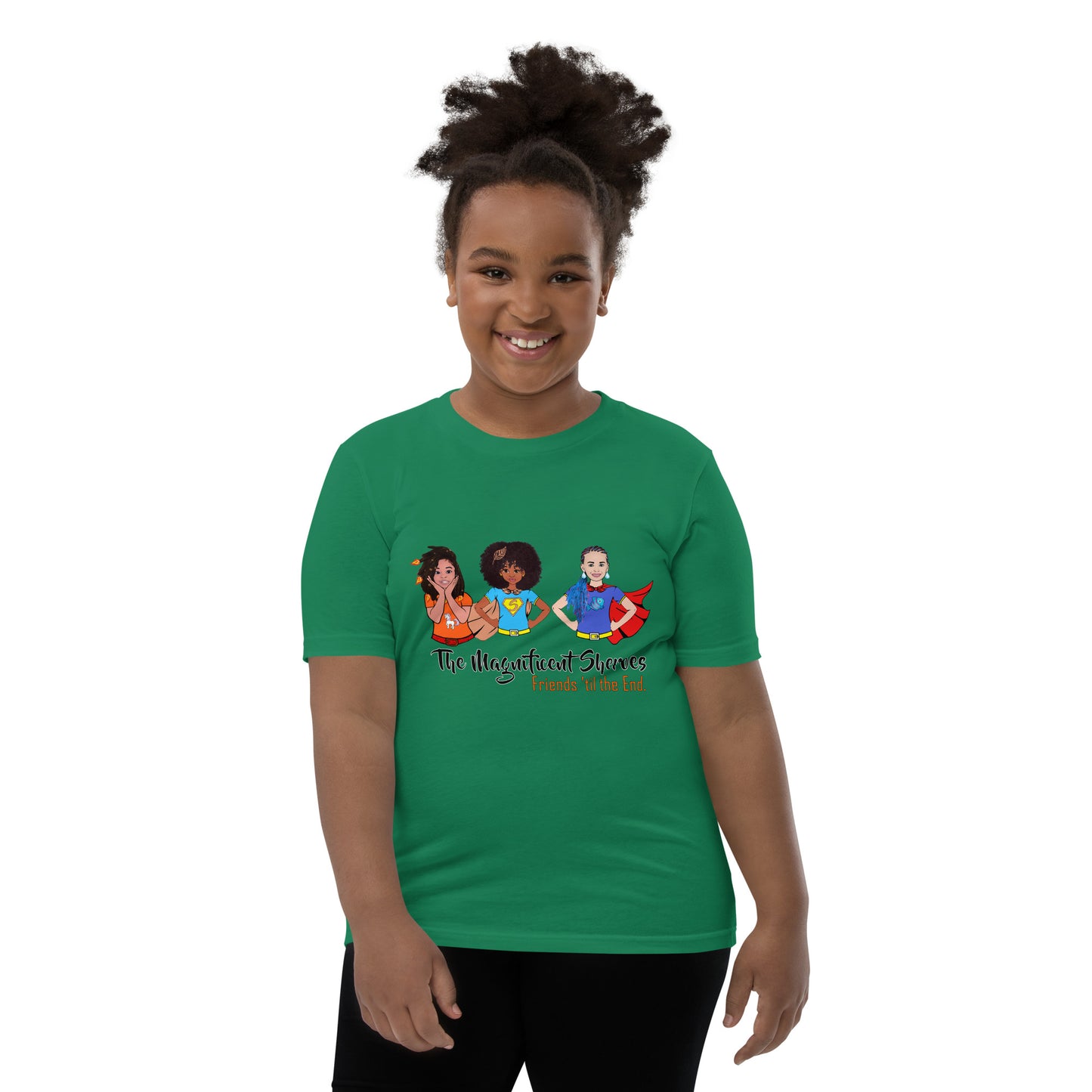 Magnificent Sheroes (capes) Short-Sleeve Unisex Youth Short Sleeve T-Shirt