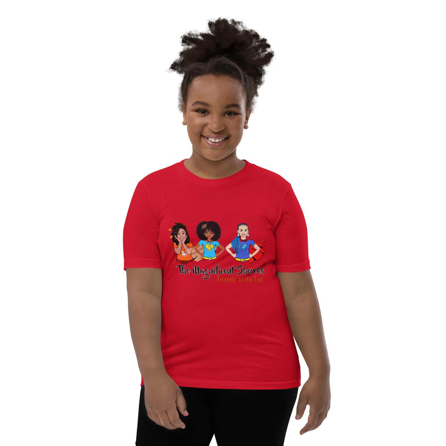 Magnificent Sheroes (capes) Short-Sleeve Unisex Youth Short Sleeve T-Shirt