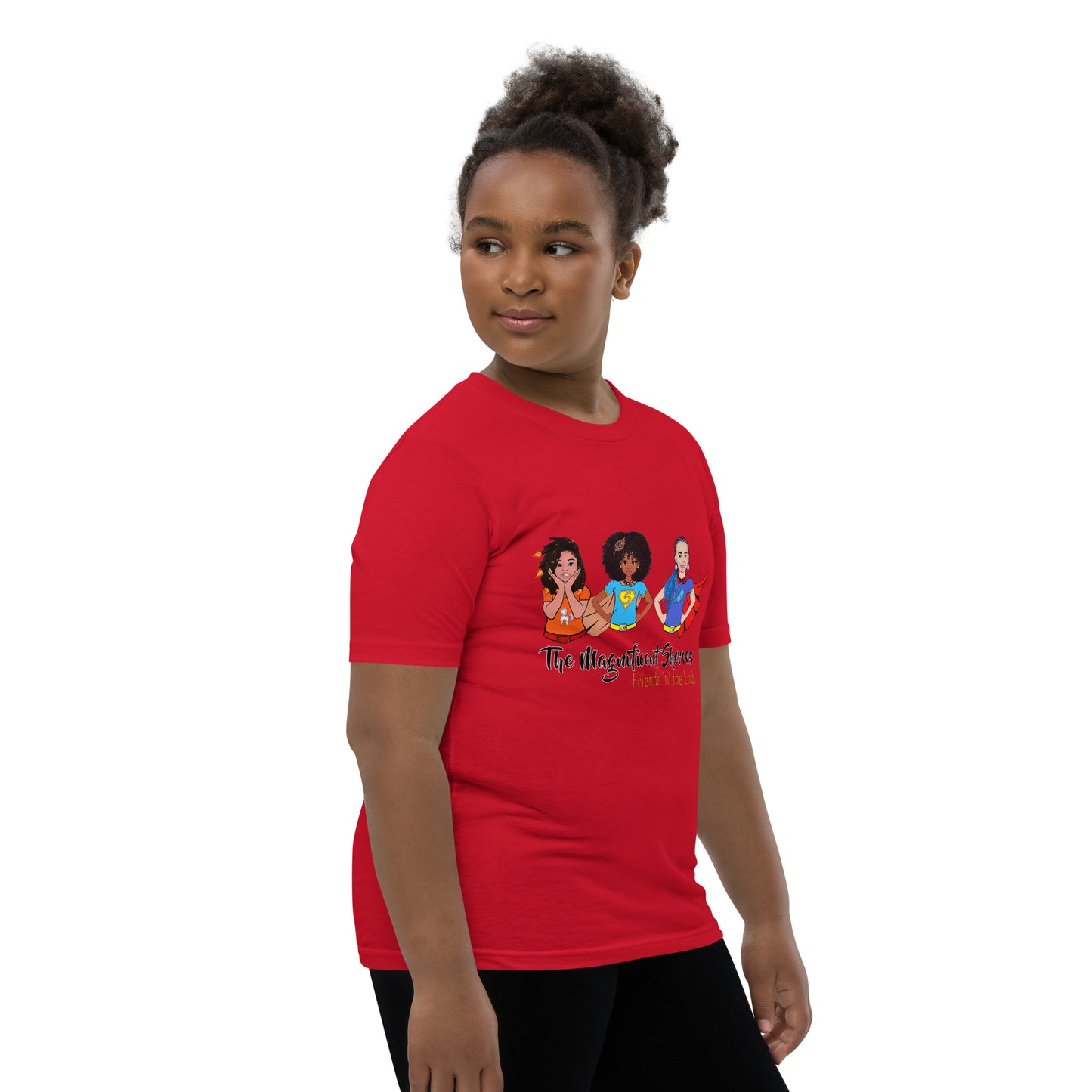 Magnificent Sheroes (capes) Short-Sleeve Unisex Youth Short Sleeve T-Shirt