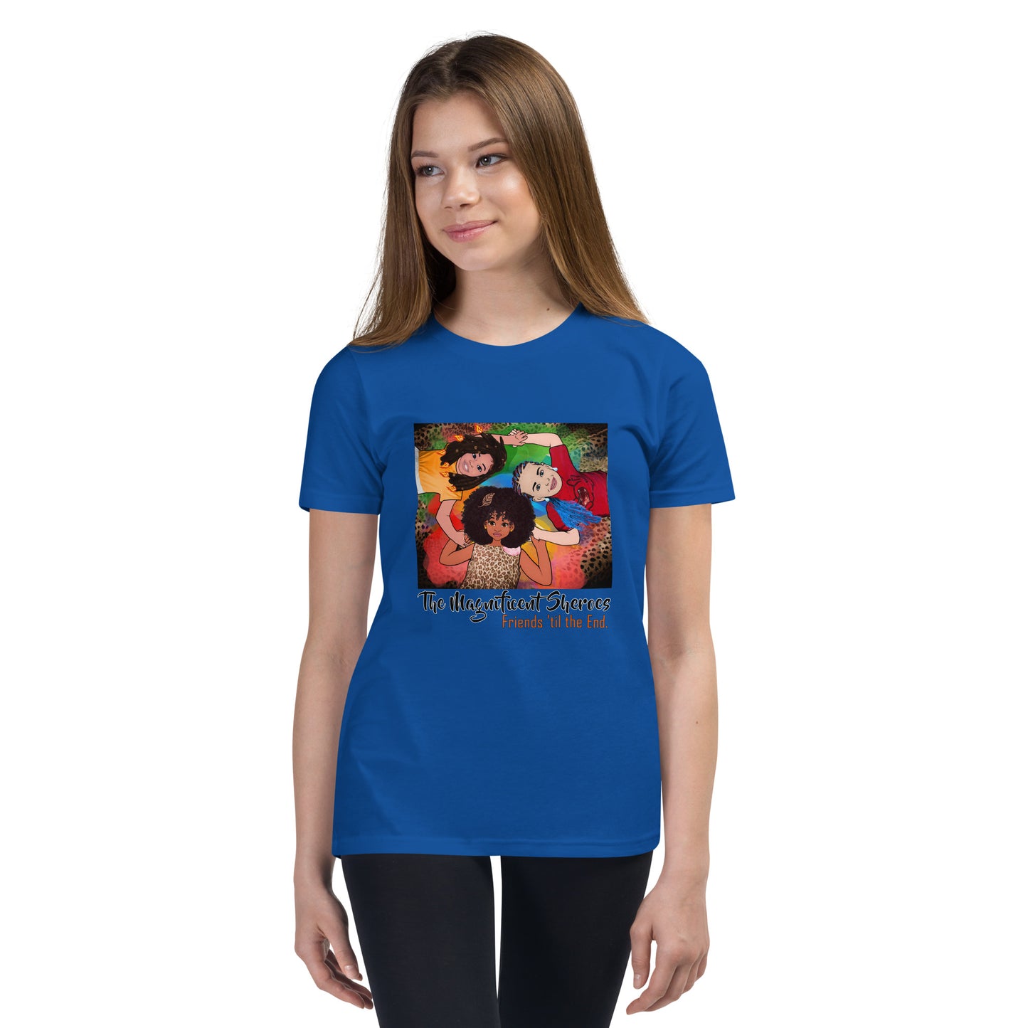 Magnificent Sheroes (circle) Short-Sleeve Unisex Youth T-Shirt