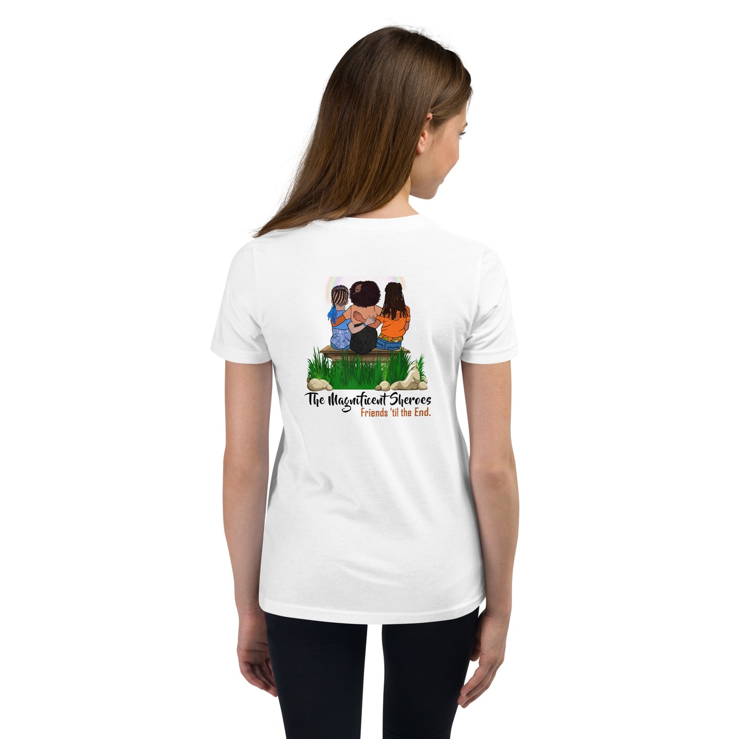 Magnificent Sheroes (circle) Short-Sleeve Unisex Youth T-Shirt